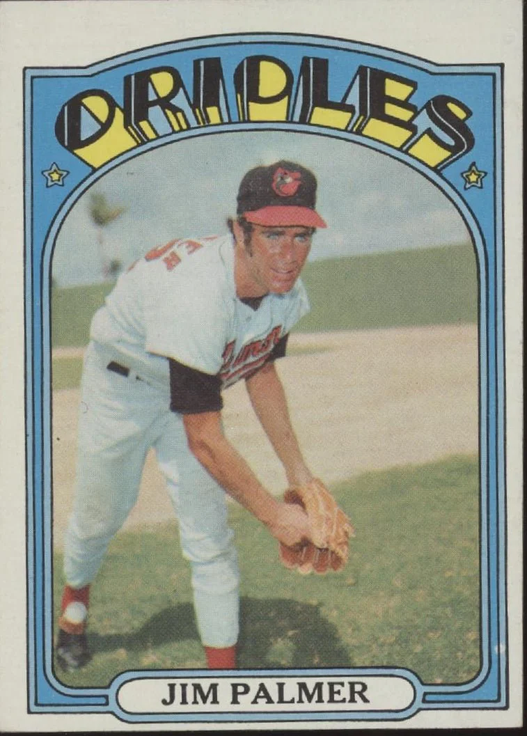 Jim Palmer 1972 Topps #270 Baltimore Orioles EX