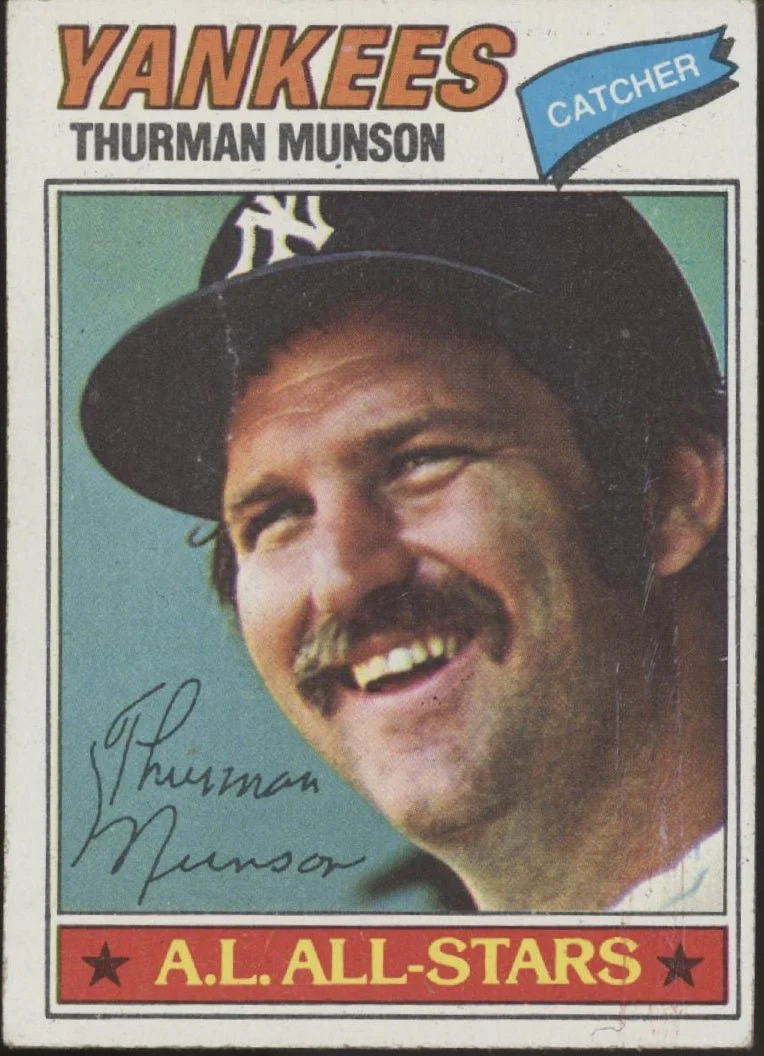 Thurman Munson 1977 Topps #170 New York Yankees VG-EX #1