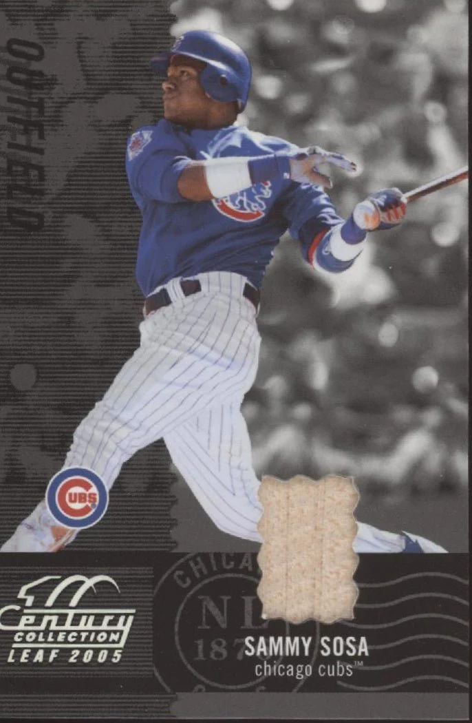 Sammy Sosa 2004 Leaf Century Collection Bat Relic 009/100 #21