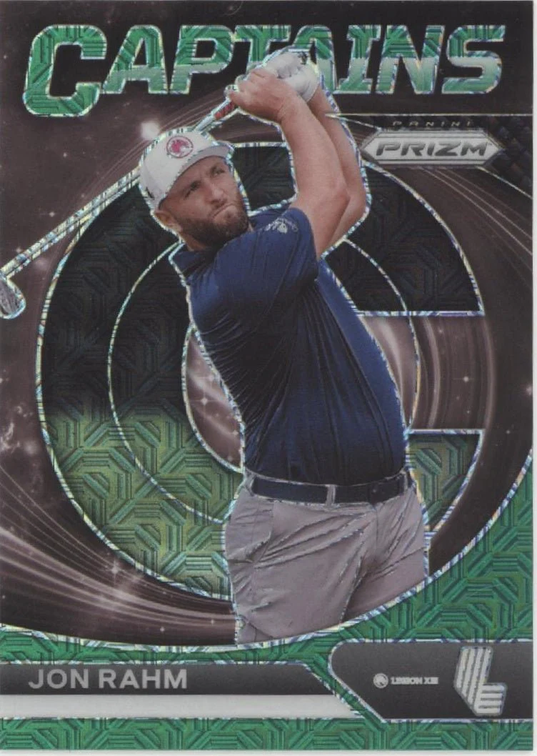 Jon Rahm 2024 Panini Prizm LIV Captains Green Prizm 39/54 #75