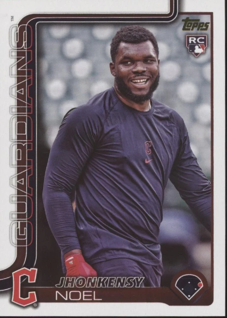 Jhonkensy Noel 2025 Topps Series 1 Golden Mirror Image Variation RC #24