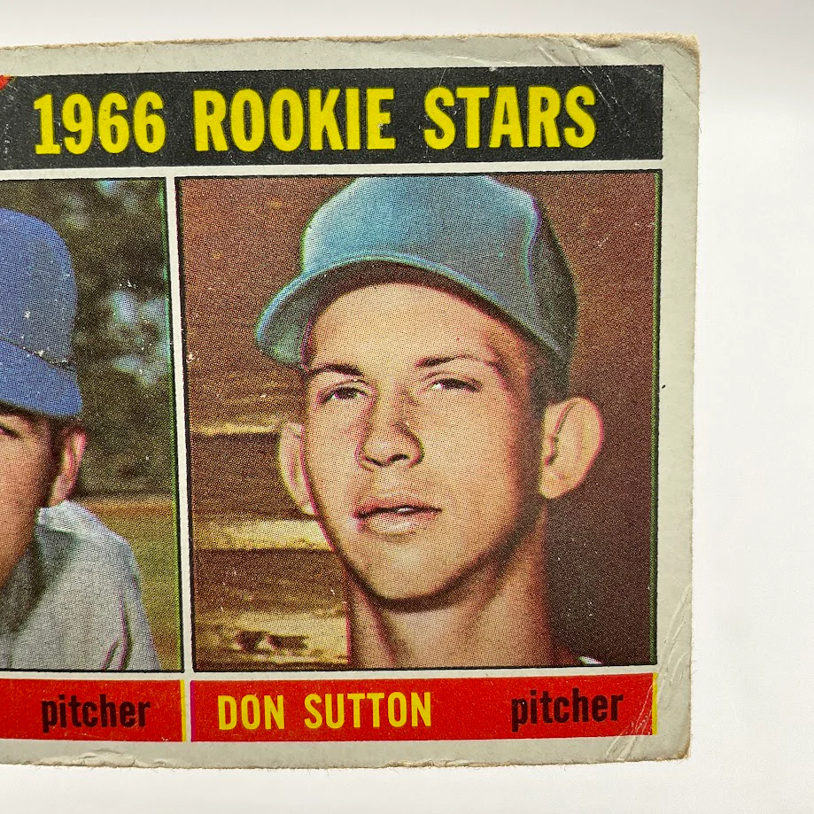 Bill Singer / Don Sutton 1966 Topps Rookie Stars RC #288 GD #1