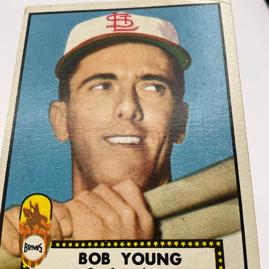 Bob Young 1952 Topps RC #147 St. Louis Browns VG
