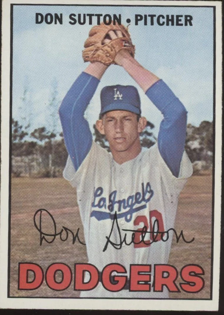 Don Sutton 1967 Topps #445 Los Angeles Dodgers VG-EX #4