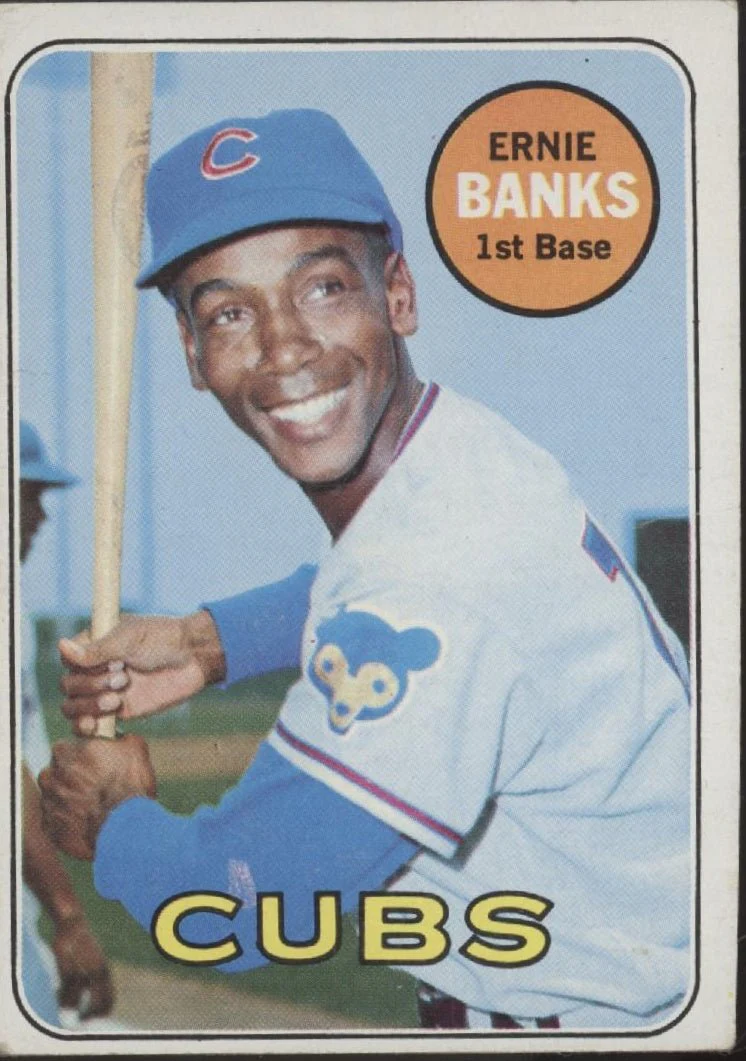 Ernie Banks 1969 Topps #20 Chicago Cubs VG #2