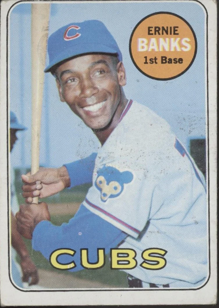 Ernie Banks 1969 Topps #20 Chicago Cubs VG #4