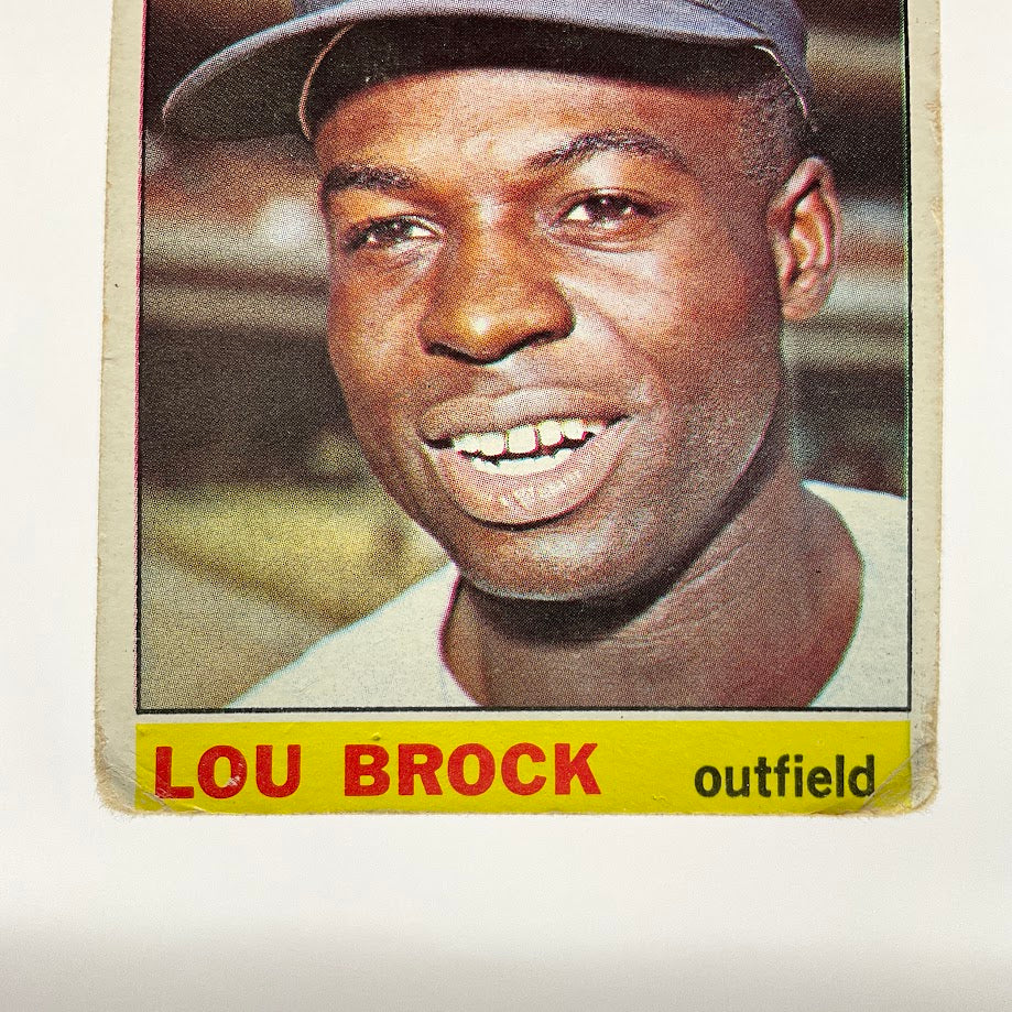 Lou Brock 1966 Topps #125 St. Louis Cardinals GD #1