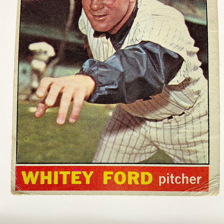Whitey Ford 1966 Topps #160 New York Yankees GD #2