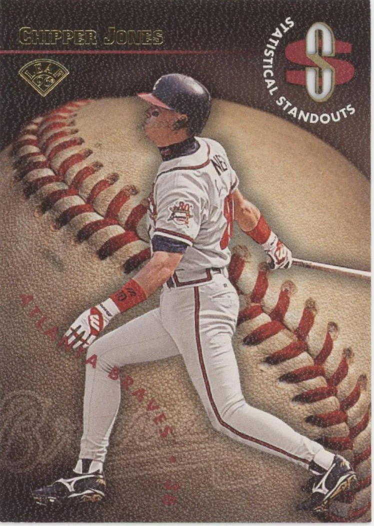 Chipper Jones 1996 Leaf Statistical Standouts 2341/2500 #8