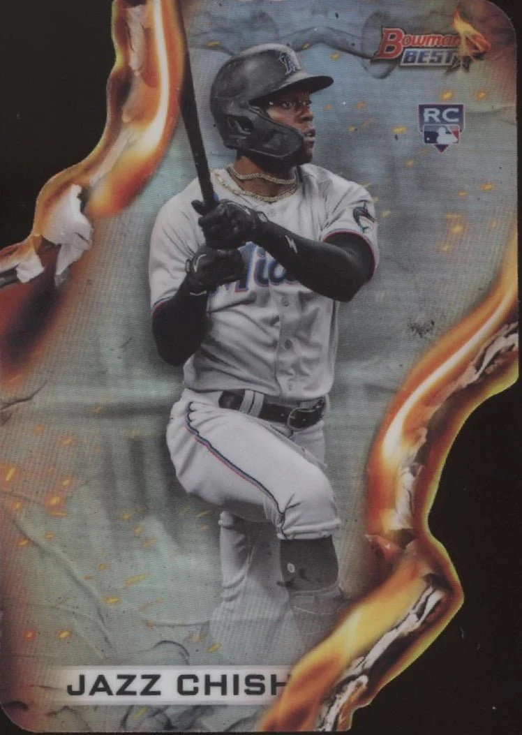 1336-jazz-chisholm-2021-bowman-s-best-heatwave-refractor-die-cut-rc-hw-28-1.webp Jazz Chisholm 2021 Bowman's Best Heatwave Refractor Die-Cut RC #HW-28