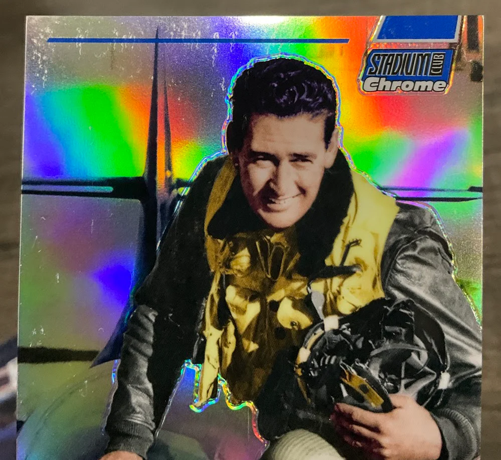 Ted Williams 2022 Topps Stadium Club Chrome Blue Refractor 059/199 #82