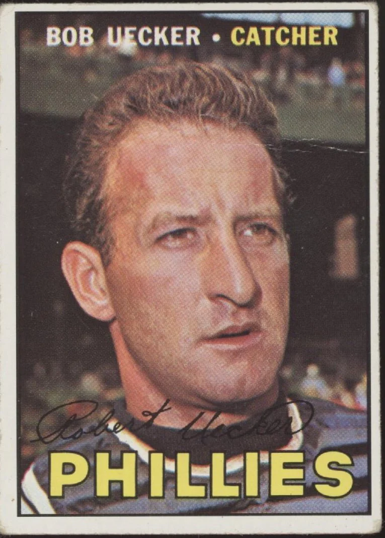 Bob Uecker 1967 Topps #326 Philadelphia Phillies VG
