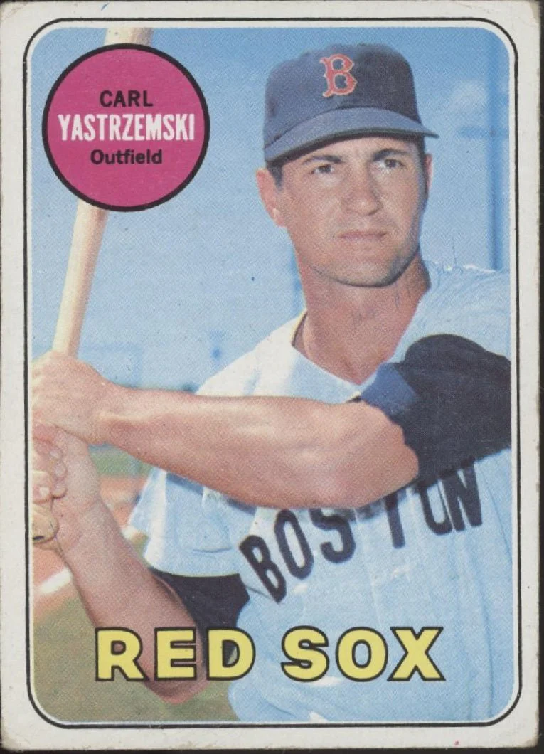 Carl Yastrzemski 1969 Topps #130 Boston Red Sox VG #3