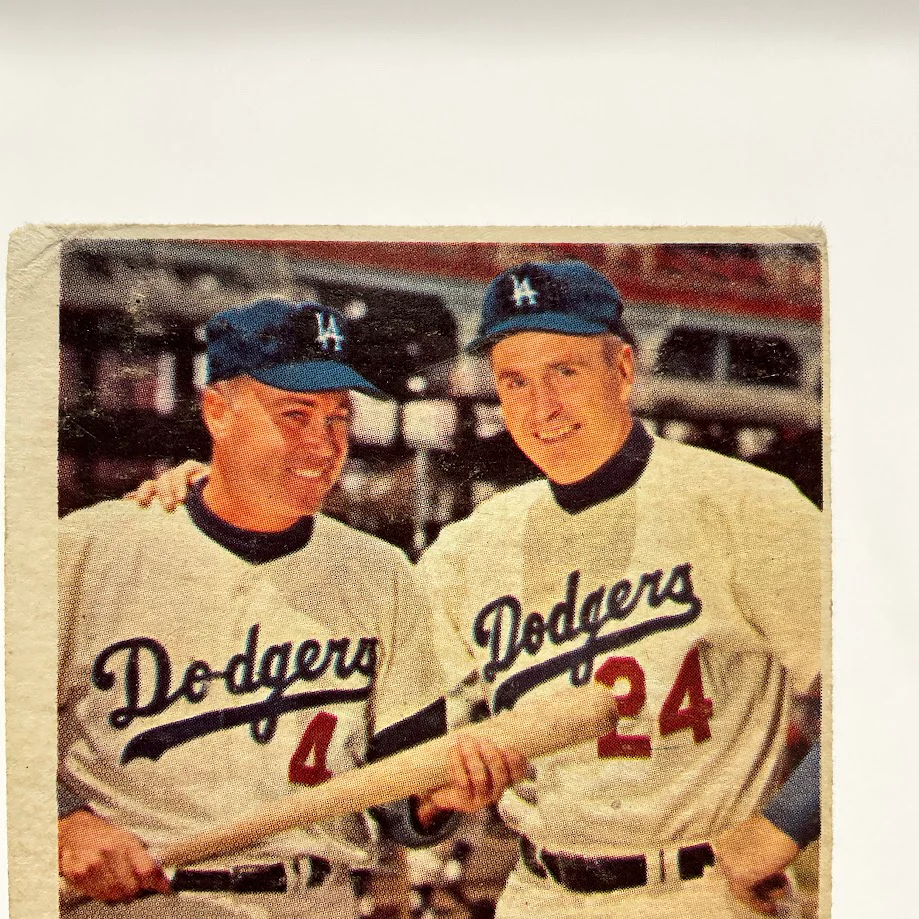 1345-dodgers-boss-power-1958-topps-duke-snider-walter-alston-314-gd-3.webp Dodgers' Boss & Power 1958 Topps Duke Snider / Walter Alston #314 GD