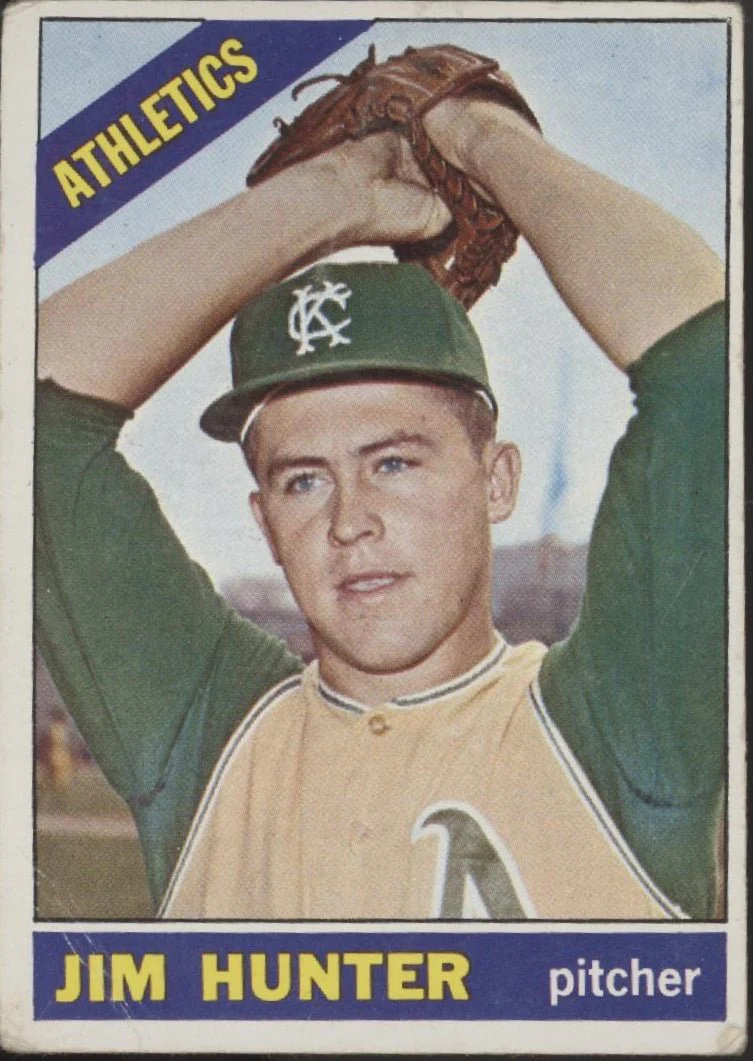 1351-jim-hunter-1966-topps-36-kansas-city-athletics-gd-1.webp Jim Hunter 1966 Topps #36 Kansas City Athletics GD