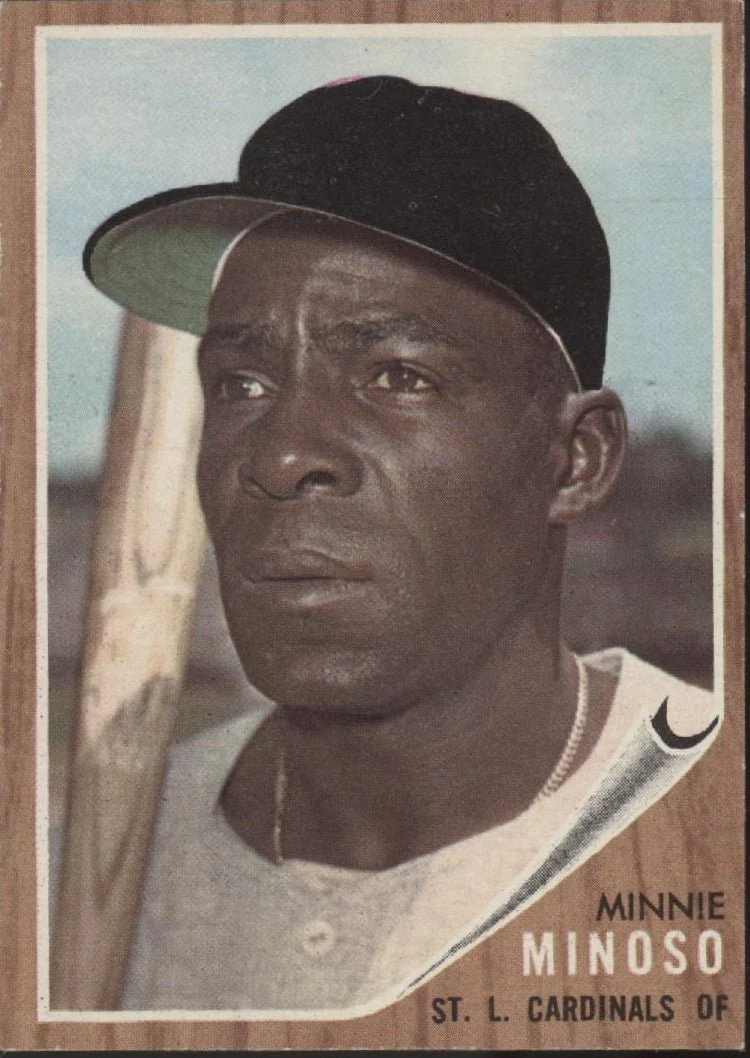 Minnie Minoso 1962 Topps #28 St. Louis Cardinals VG-EX