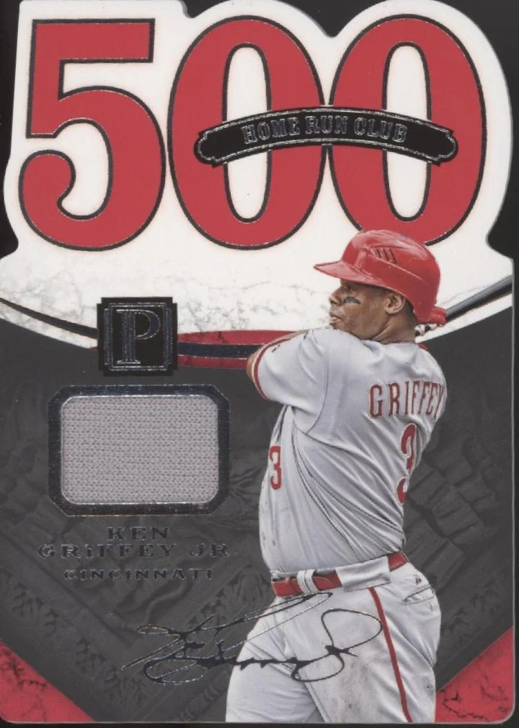 Ken Griffey Jr. 2016 Panini Pantheon 500 Home Run Club Swatch 168/199 #5