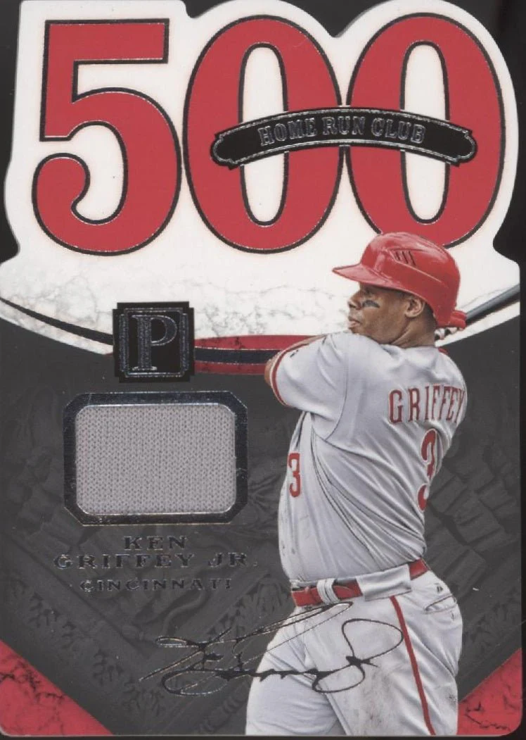 Ken Griffey Jr. 2016 Panini Pantheon 500 Home Run Club Swatch 154/199 #5