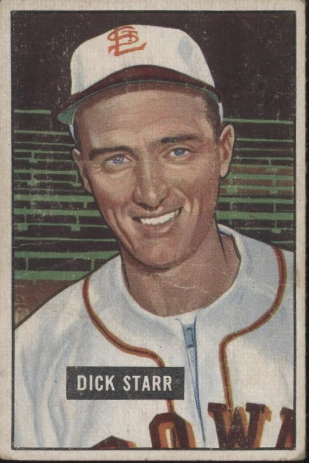 Dick Starr 1951 Bowman #137 St. Louis Browns GD