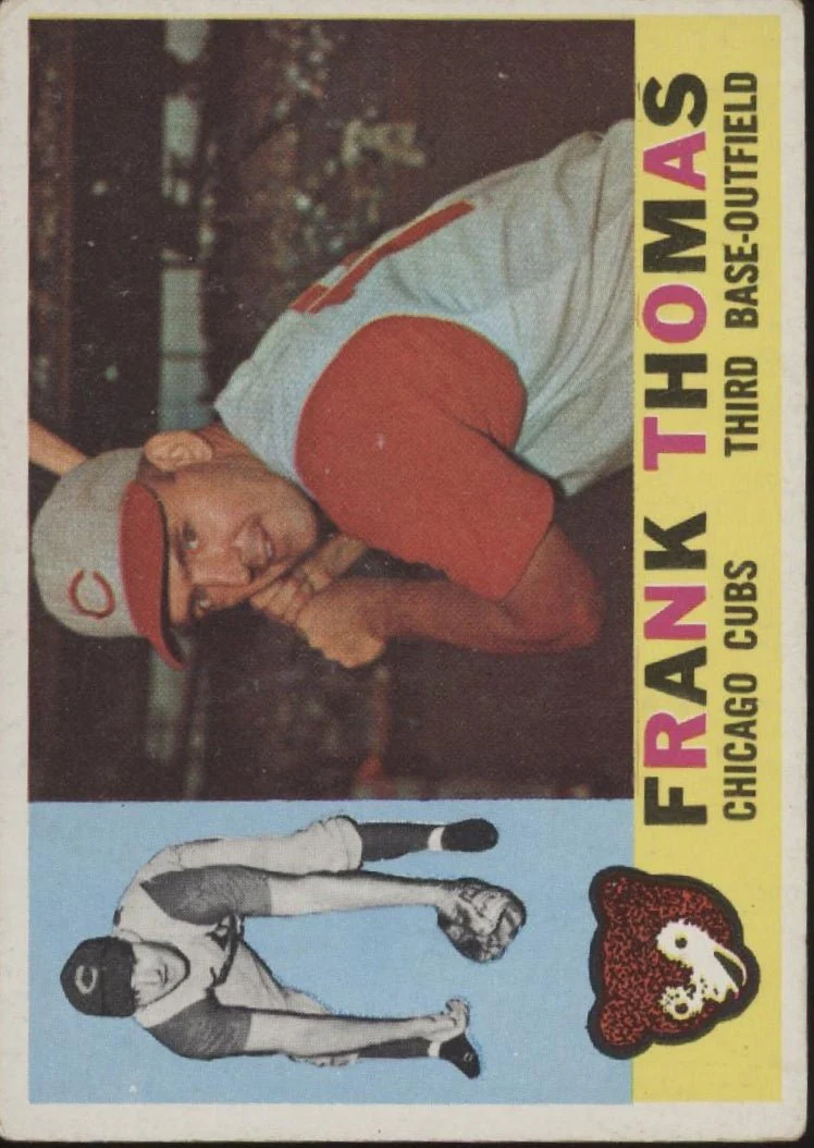 1374-frank-thomas-1960-topps-95-chicago-cubs-ex-1.webp Frank Thomas 1960 Topps #95 Chicago Cubs EX