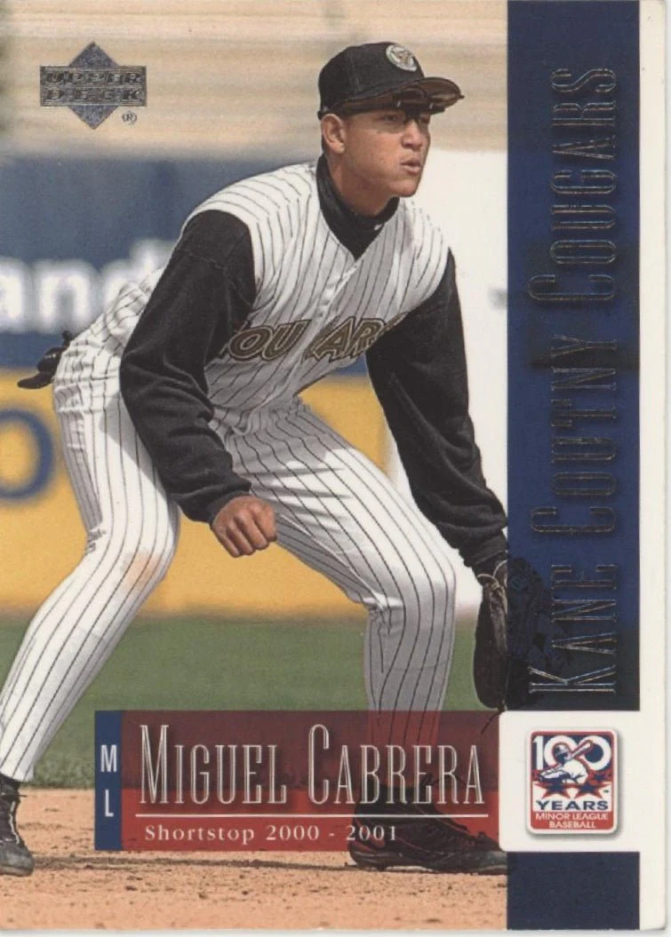 Miguel Cabrera 2001 Upper Deck Minors Centennial #77