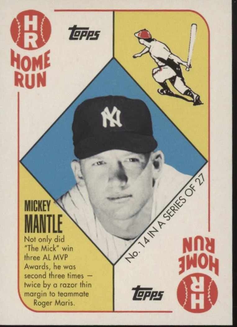 Mickey Mantle 2010 Topps Home Run Reprint #YC14