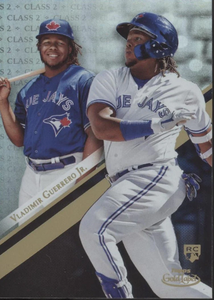 1383-vladimir-guerrero-jr.-2019-topps-gold-label-class-2-rc-99-1.webp Vladimir Guerrero Jr. 2019 Topps Gold Label Class 2 RC #99