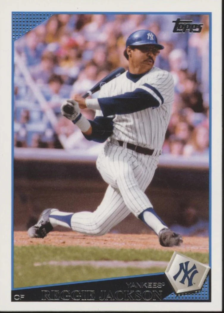 Reggie Jackson 2009 Topps SP Legend Variation #515