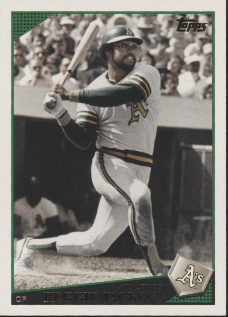 Reggie Jackson 2009 Topps Updates & Highlights SP Legend Variation #UH253