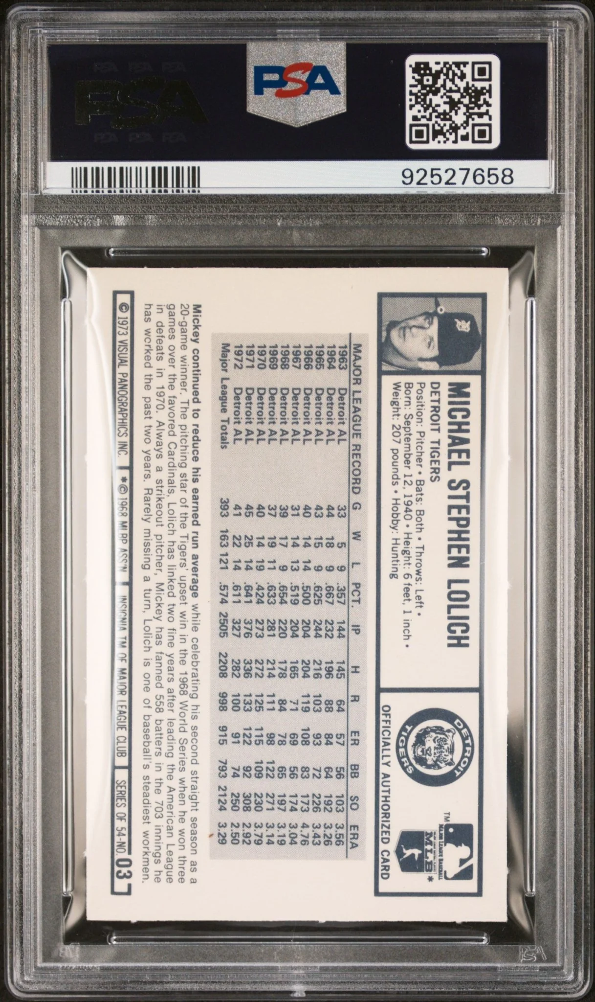 1410-mickey-lolich-1973-kellogg-s-3-psa-9-2.webp Mickey Lolich 1973 Kellogg's #3 PSA 9