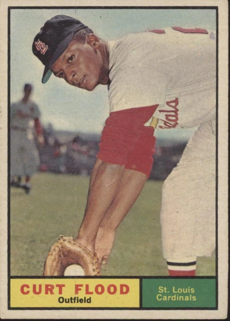 1421-curt-flood-1961-topps-438-st.-louis-cardinals-vg-1.webp Curt Flood 1961 Topps #438 St. Louis Cardinals VG