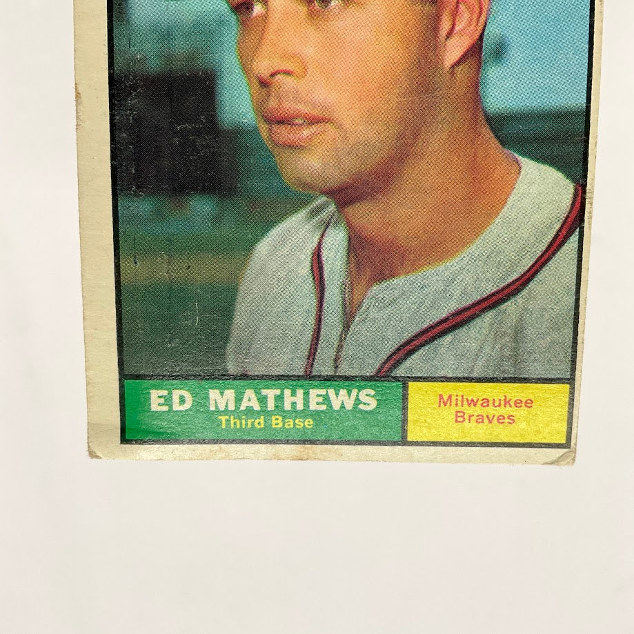 Ed Mathews 1961 Topps #120 Milwaukee Braves GD