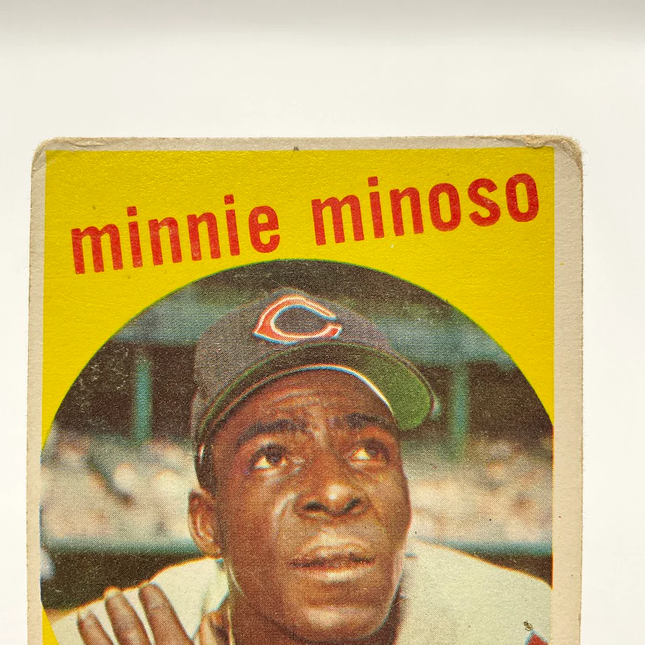 1431-minnie-minoso-1959-topps-80-cleveland-indians-pr-3.webp Minnie Minoso 1959 Topps #80 Cleveland Indians PR