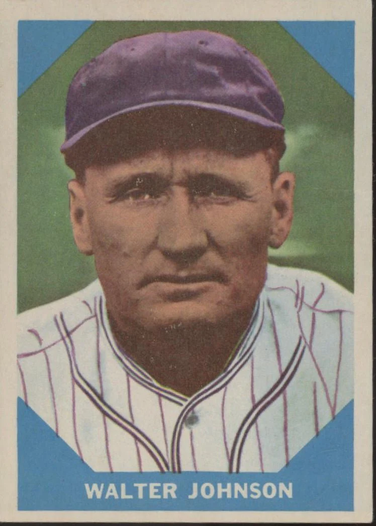Walter Johnson 1960 Fleer Greats #6 Washington Senators VG