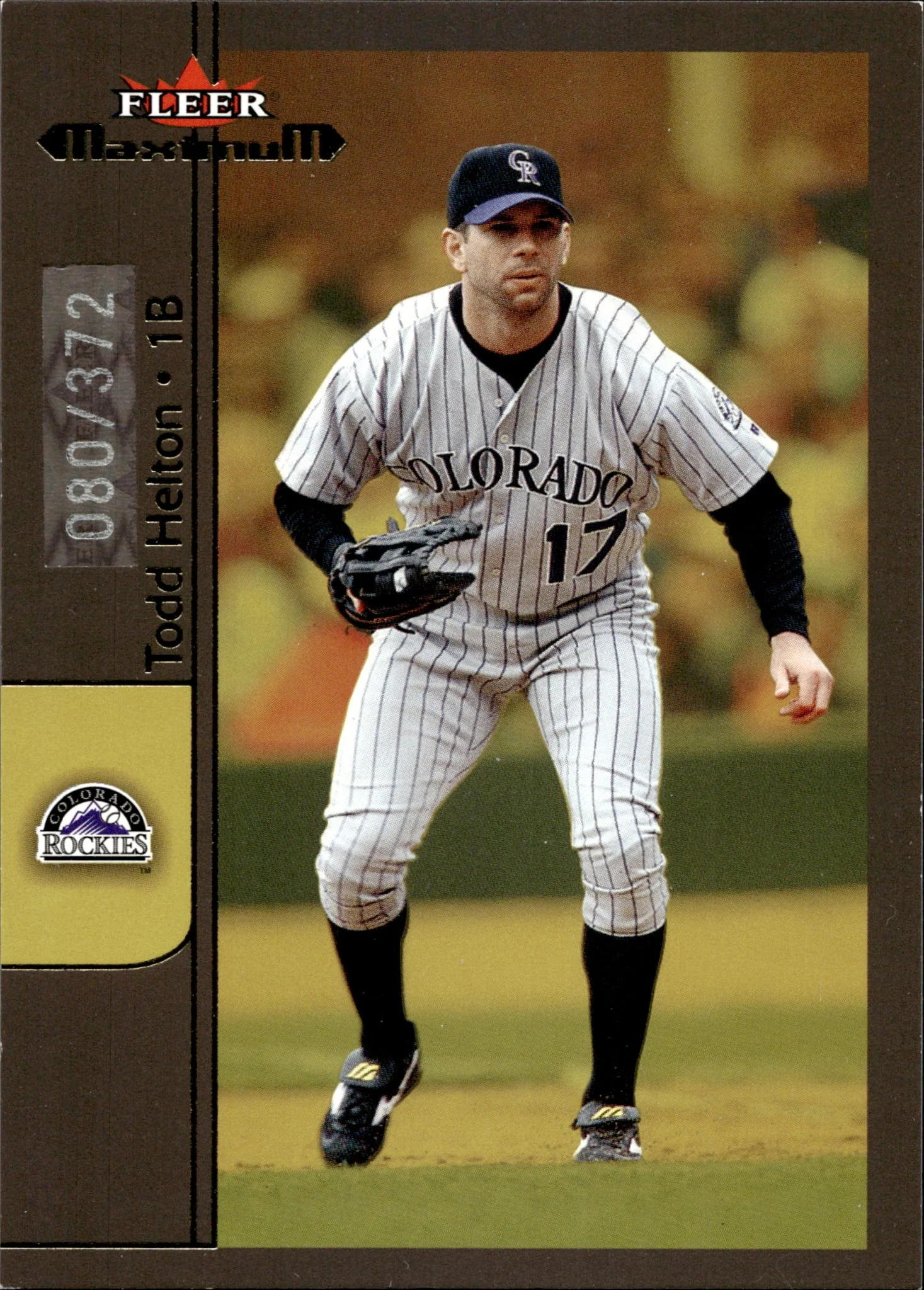 Todd Helton 2002 Fleer Maximum 080/372 #17