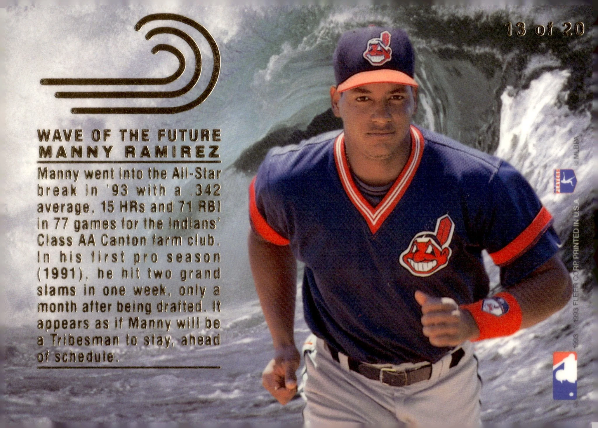 Manny Ramirez 1993 Fleer Flair Wave of the Future #13