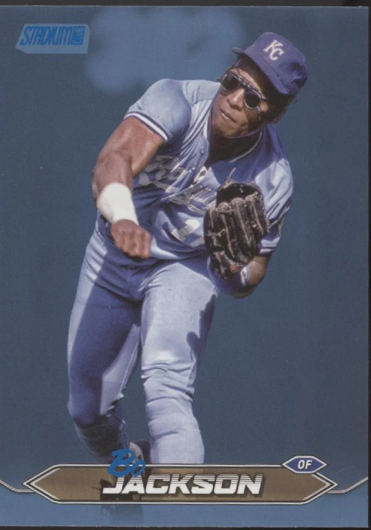 Bo Jackson 2024 Topps Stadium Club Blue 32/50 #185