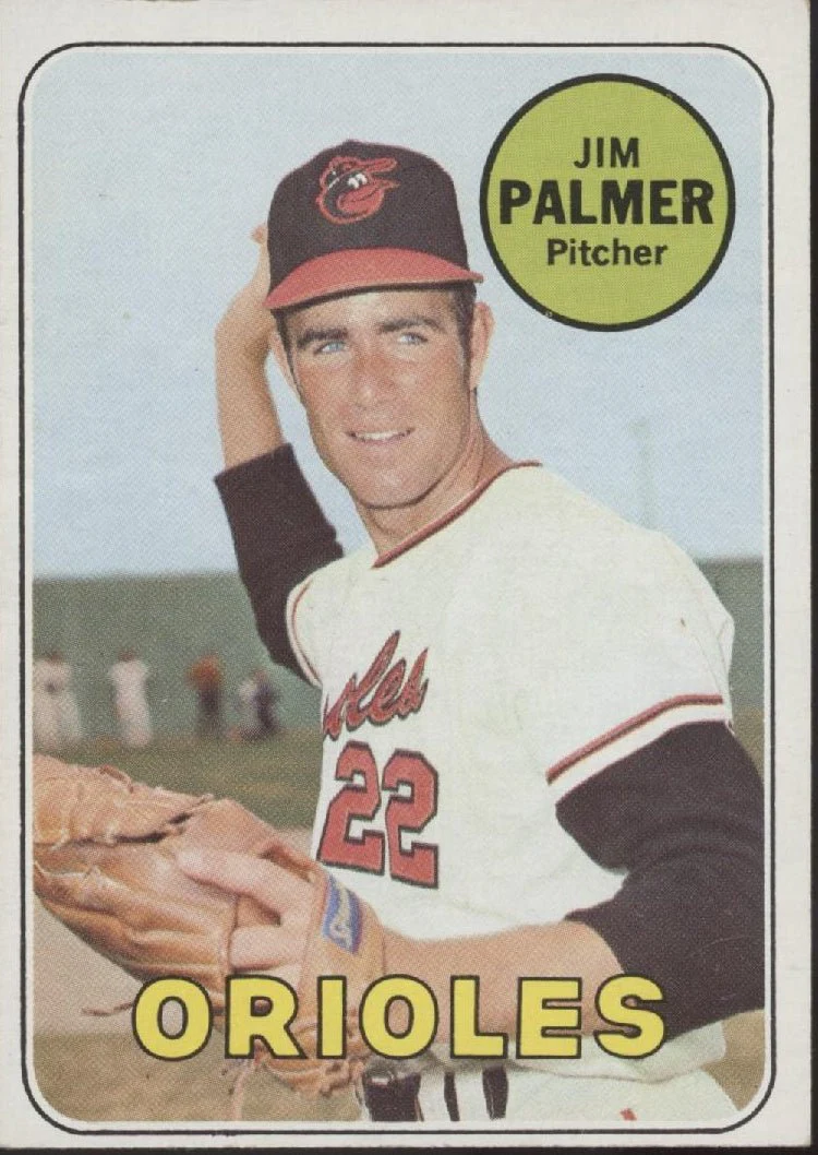 Jim Palmer 1969 Topps #573 Baltimore Orioles VG-EX