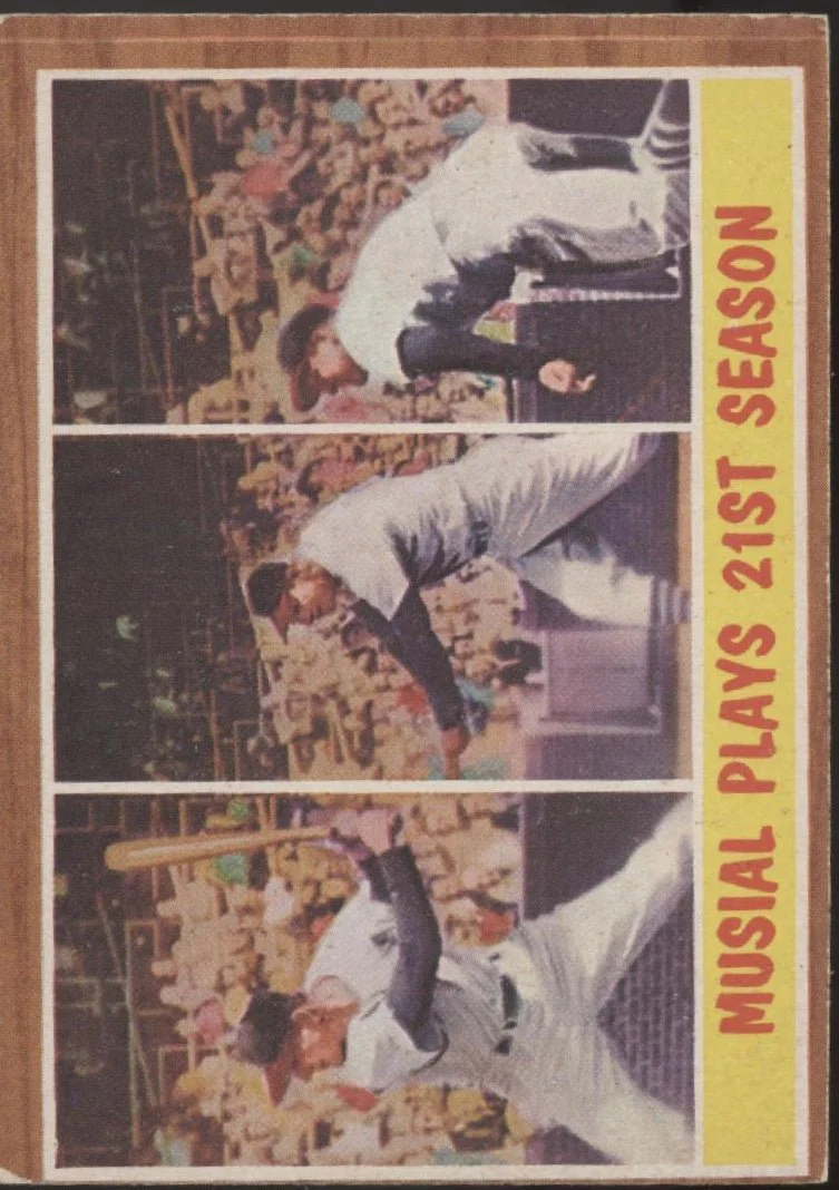 Musial Plays 21st Season 1962 Topps Stan Musial #317 St. Louis Cardinals VG-EX
