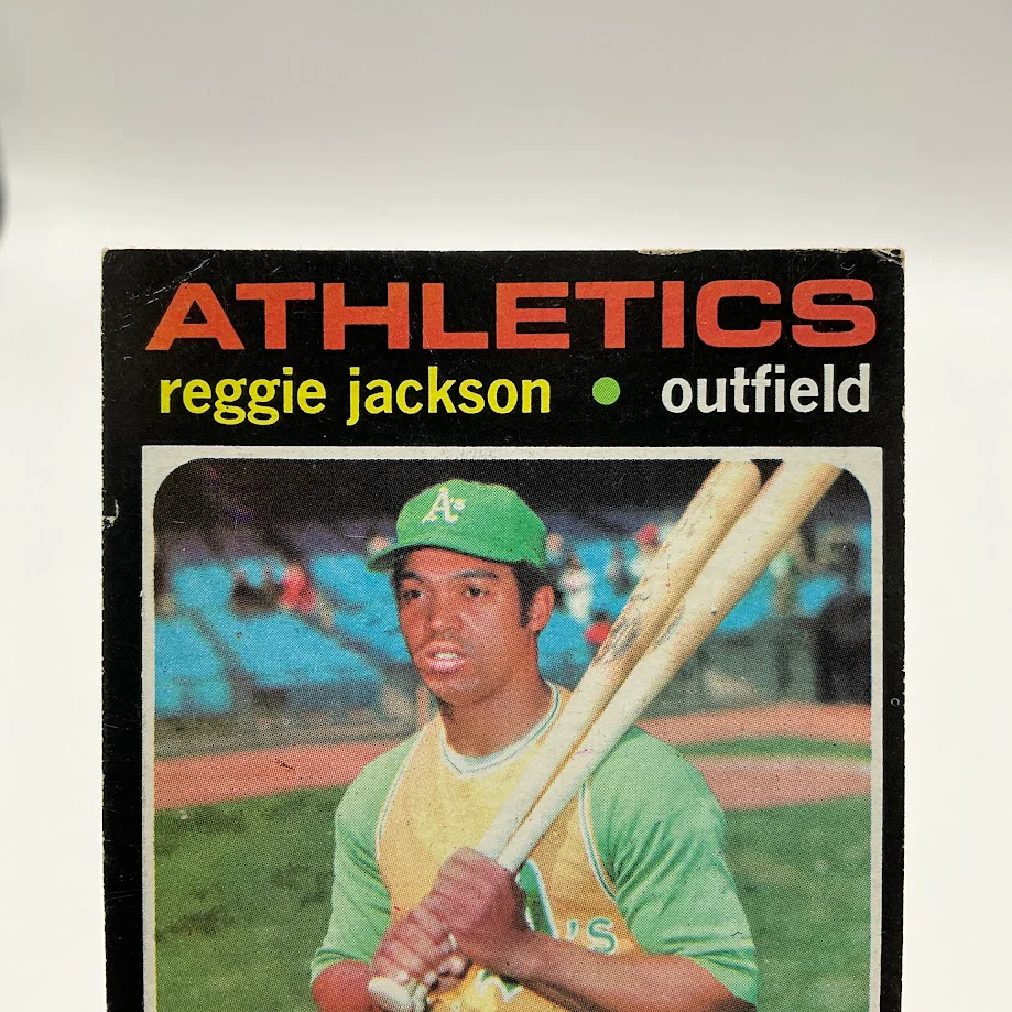 Reggie Jackson 1971 Topps #20 Oakland Athletics VG #3