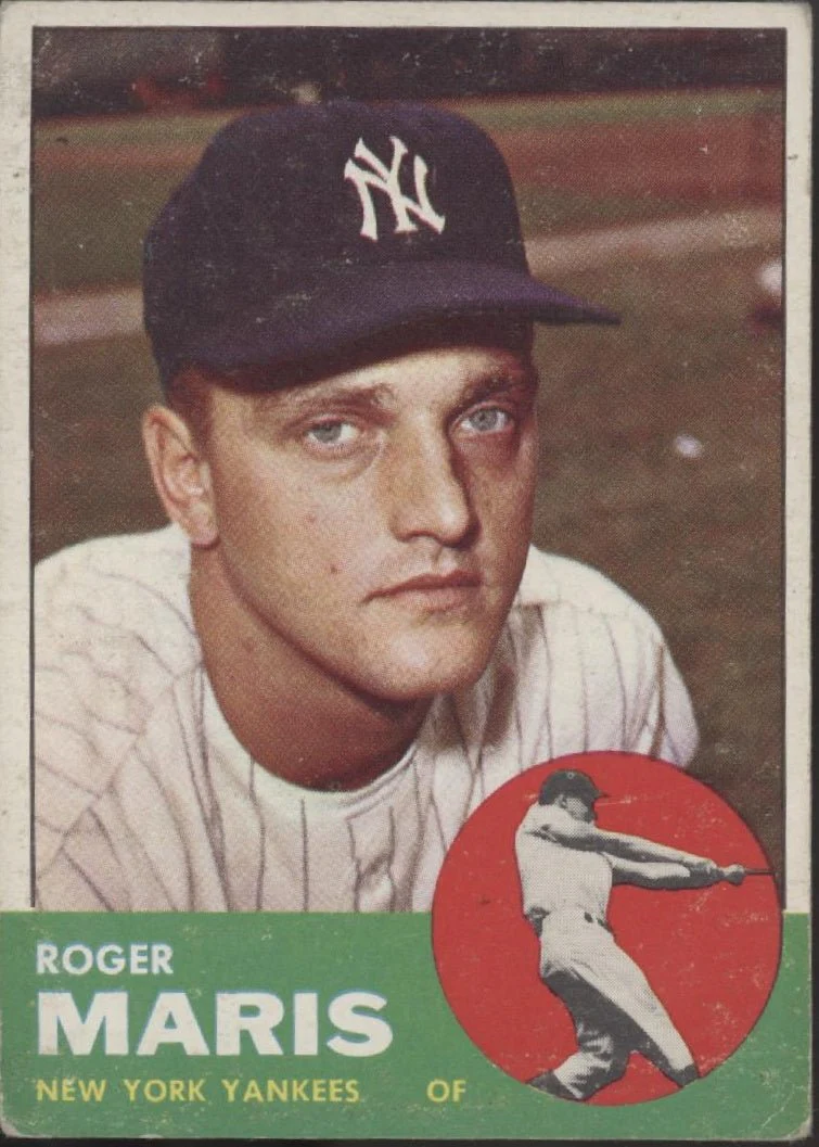 Roger Maris 1963 Topps #120 New York Yankees VG