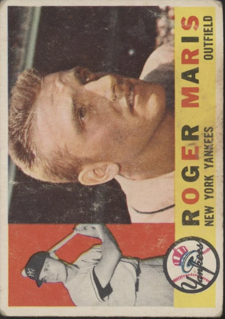 Roger Maris 1960 Topps #377 New York Yankees VG #2