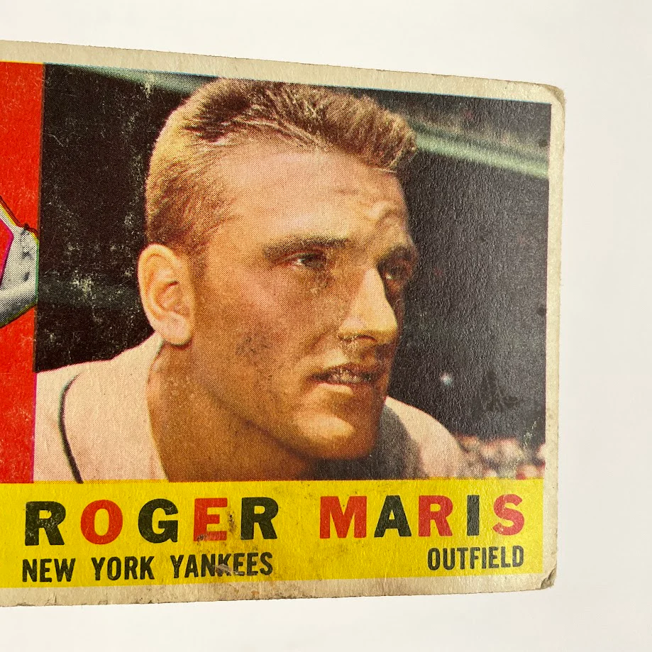 Roger Maris 1960 Topps #377 New York Yankees VG #2