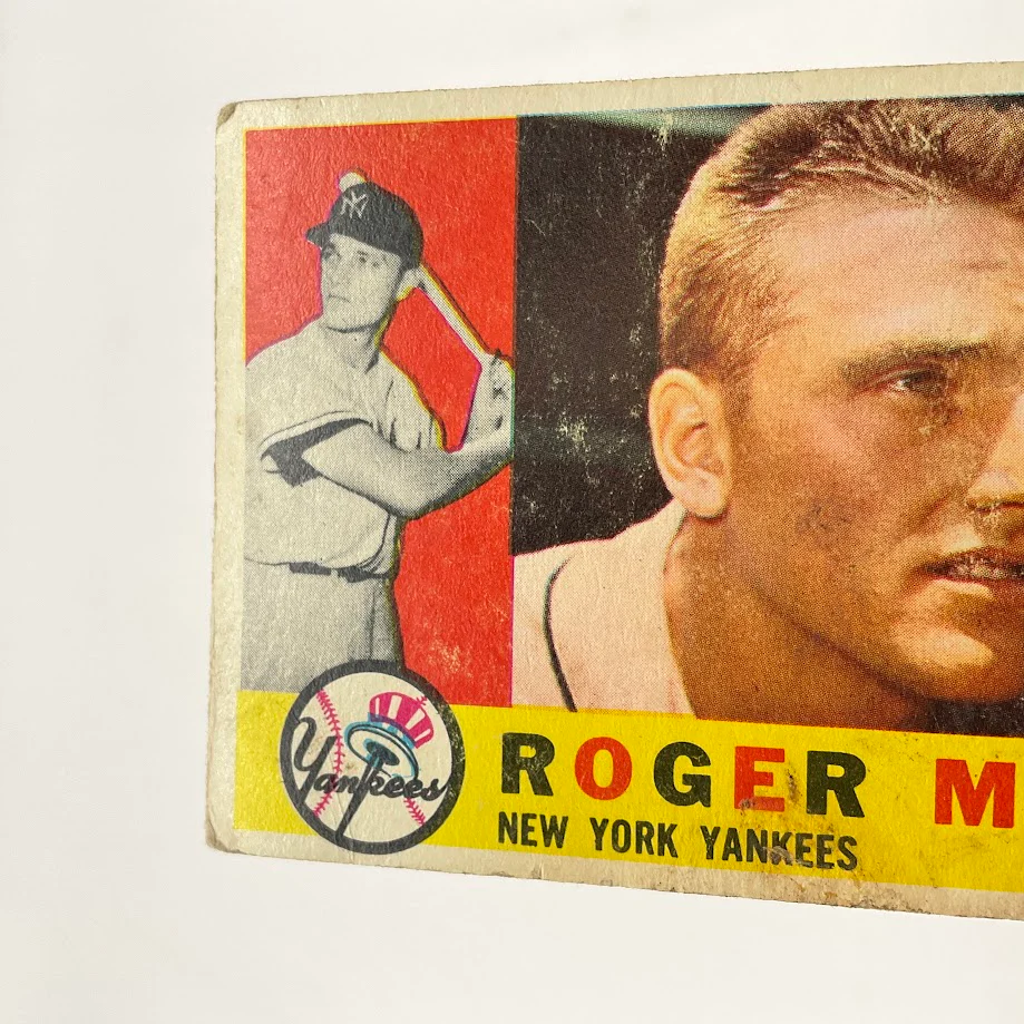 Roger Maris 1960 Topps #377 New York Yankees VG #2