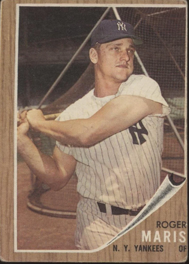 Roger Maris 1962 Topps #1 New York Yankees GD #1