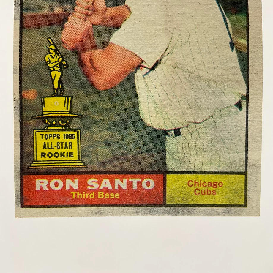 Ron Santo 1961 Topps #35 Chicago Cubs GD