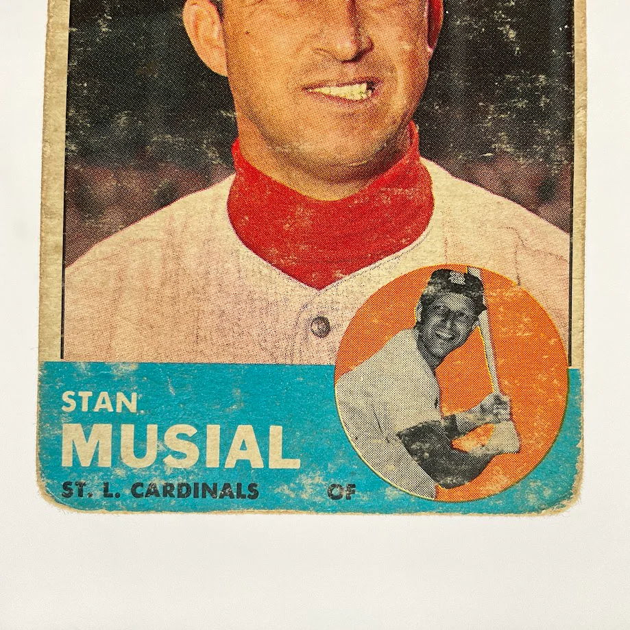 Stan Musial 1963 Topps #250 St. Louis Cardinals GD