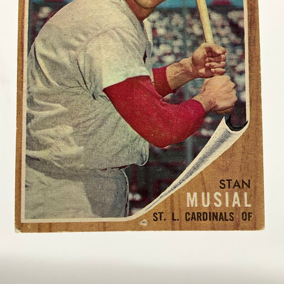 Stan Musial 1962 Topps #50 St. Louis Cardinals VG