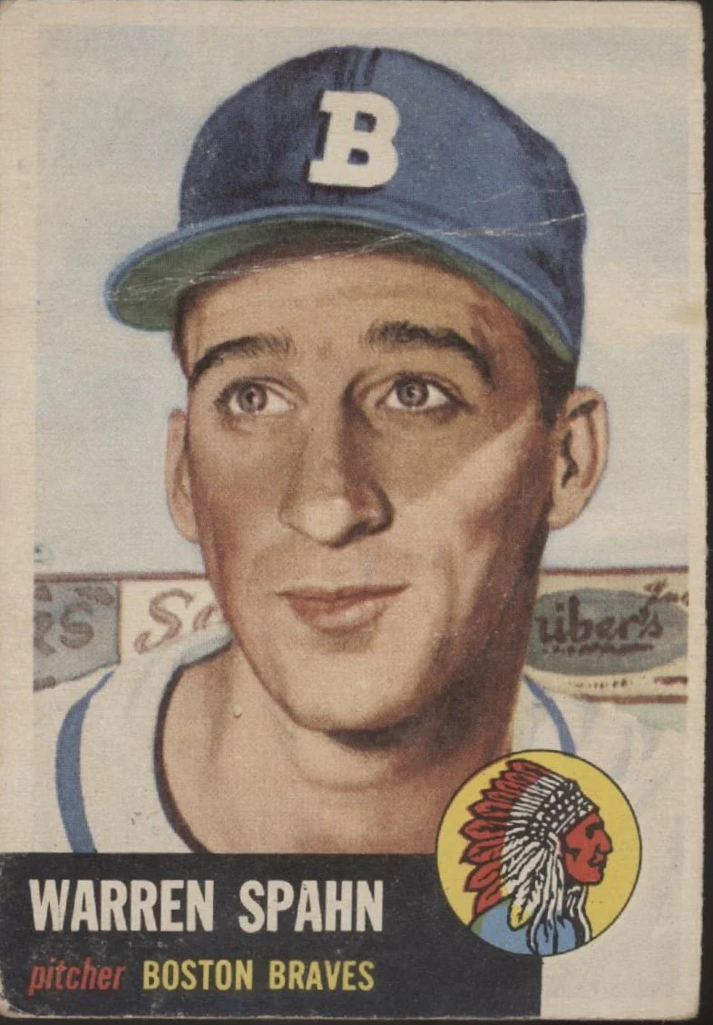 Warren Spahn 1953 Topps #147 Boston Braves GD