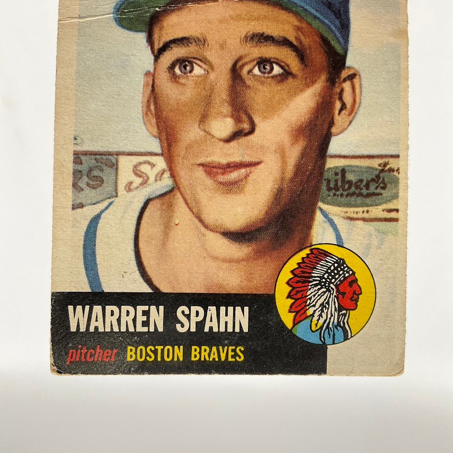 Warren Spahn 1953 Topps #147 Boston Braves GD